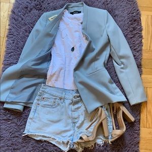 Zara Powder Blue Blazer